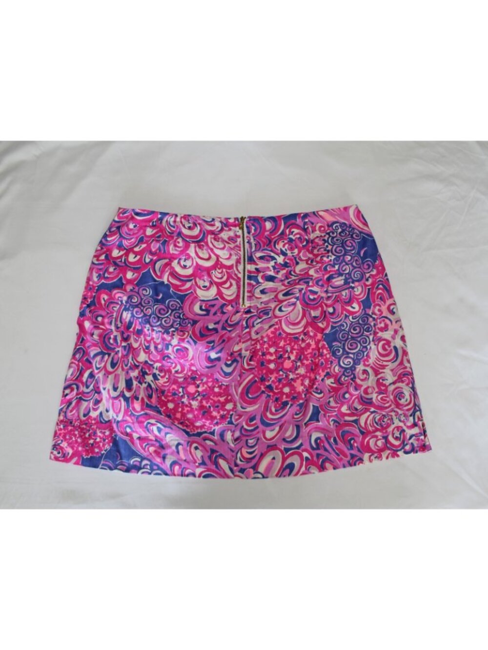 LILLY PULITZER SKIRT LADIES PINK PURPLE BLUE OUTDOOR FLORAL SIZE 6 - Picture 3 of 8